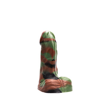 Kiotos Revolt Green Army Kiotos Revolt Siliconen Dildo Medium 21 cm Groen Met HUNG- en Vac-U-Lock Compatibiliteit