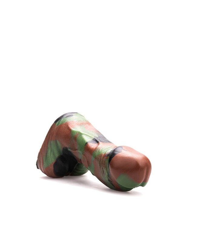 Kiotos Revolt Green Army Kiotos Revolt Siliconen Dildo Medium 21 cm Groen Met HUNG- en Vac-U-Lock Compatibiliteit