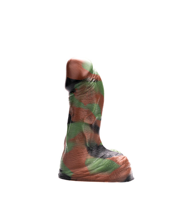 Kiotos Revolt Green Army Kiotos Revolt Siliconen Dildo Medium 21 cm Groen Met HUNG- en Vac-U-Lock Compatibiliteit