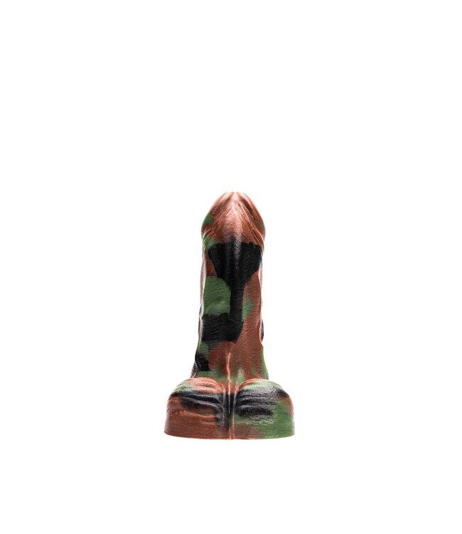 Kiotos Revolt Green Army Kiotos Siliconen Dildo Groen 17 cm Compatibel Met HUNG- En Vac-U-Lock-Systemen