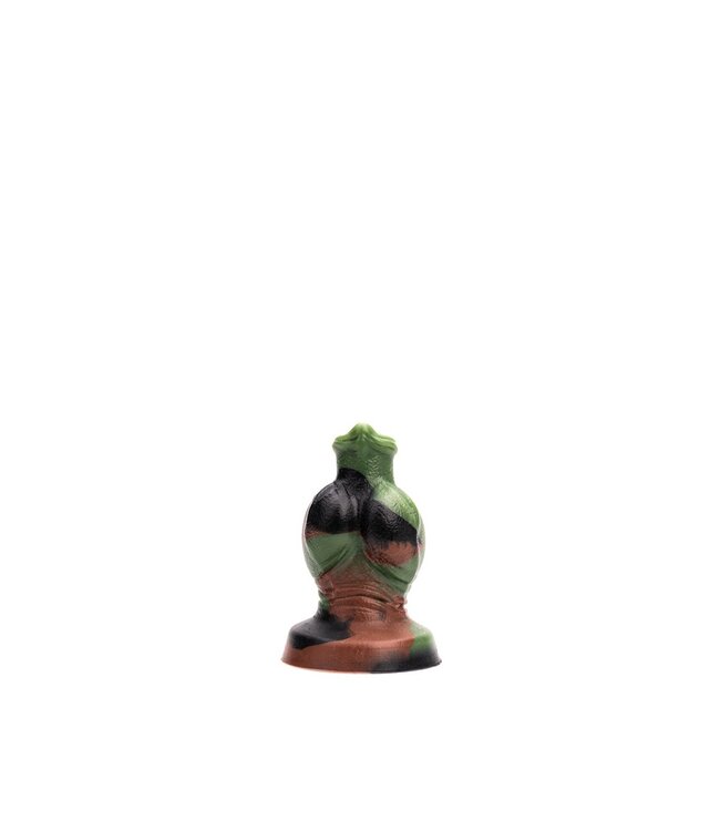 Kiotos Revolt Green Army Kiotos Revolt Siliconen Dildo Groen 11 cm Compact Veiligheidsmodel