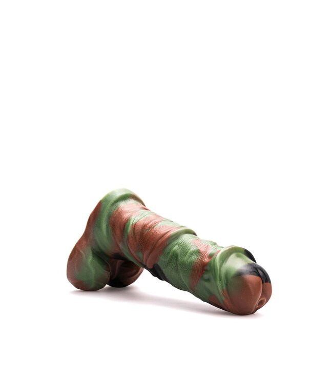 Kiotos Revolt Green Army Kiotos Revolt Green Army 01 Large Silicone Dildo - Bold & Body-Safe