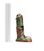Kiotos Revolt Green Army Kiotos Siliconen Dildo Large 20,5 cm Groen Met Hung-Systeem Compatibiliteit