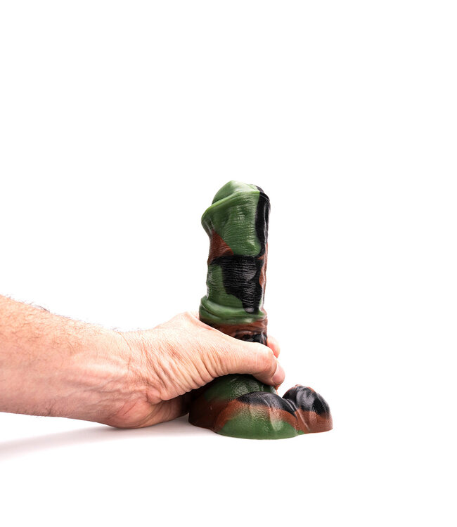 Kiotos Revolt Green Army Kiotos Revolt Green Army 01 Medium – Premium Body-Safe Silicone 18 cm