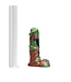 Kiotos Revolt Green Army Kiotos Premium Siliconen Dildo Groen 18 cm Medium Vac-U-Lock Compatibel