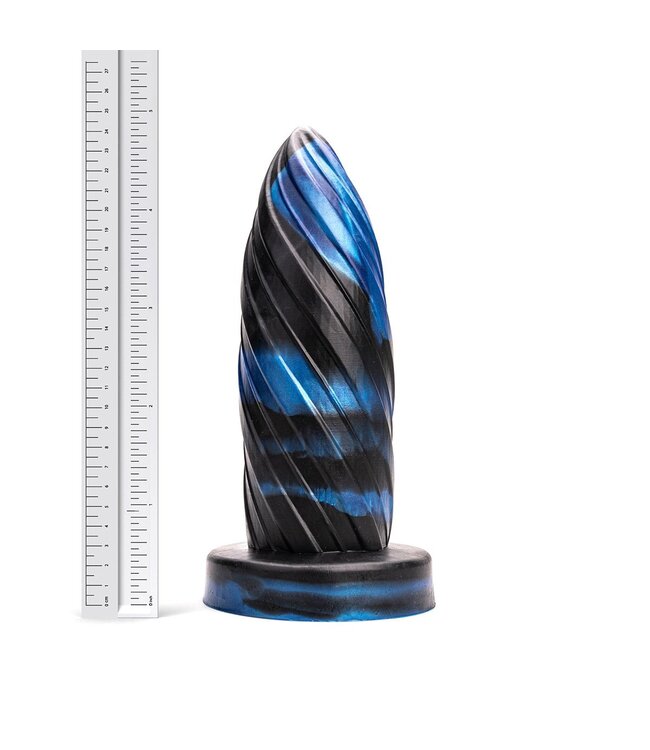 Kiotos Revolt Blue Wave Kiotos Hung System Siliconen Dildo 25 cm – Blauw Premium Model