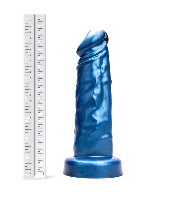 Kiotos Revolt Blue Wave Kiotos Blue Wave 26 Cm Premium Siliconen Dildo Met Hung-Systeem Basis