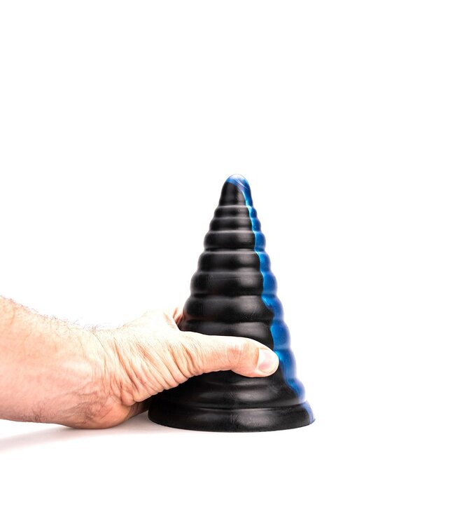 Kiotos Revolt Blue Wave Kiotos Blue Wave Premium Siliconen Buttplug 185 mm Met Hung-Systeem Compatibiliteit