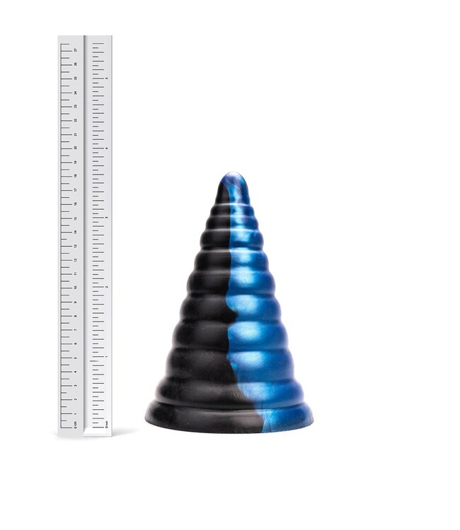Kiotos Revolt Blue Wave Kiotos Blue Wave Premium Siliconen Buttplug 185 mm Met Hung-Systeem Compatibiliteit