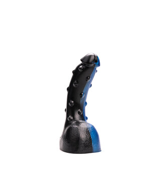 Kiotos Revolt Blue Wave Siliconen Dildo Medium 19 cm Blauw Compatibel Met HUNG En Vac-U-Lock