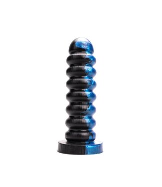 Kiotos Revolt Blue Wave Siliconen Dildo Blauw 22 cm Met Vac-U-Lock En Hung-Compatibiliteit