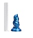 Kiotos Revolt Blue Wave Blue Wave Premium Siliconen Dildo 11,5 cm Blauw Ergonomisch Ontwerp