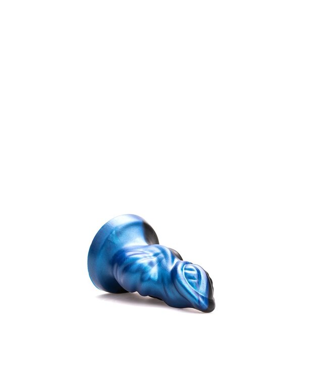 Kiotos Revolt Blue Wave Kiotos Medium Siliconen Dildo Blauw 14,5 cm Vac-U-Lock & HUNG Compatibel