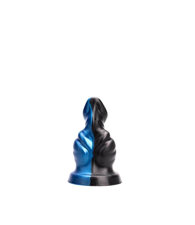 Kiotos Revolt Blue Wave Kiotos Medium Siliconen Dildo Blauw 14,5 cm Vac-U-Lock & HUNG Compatibel