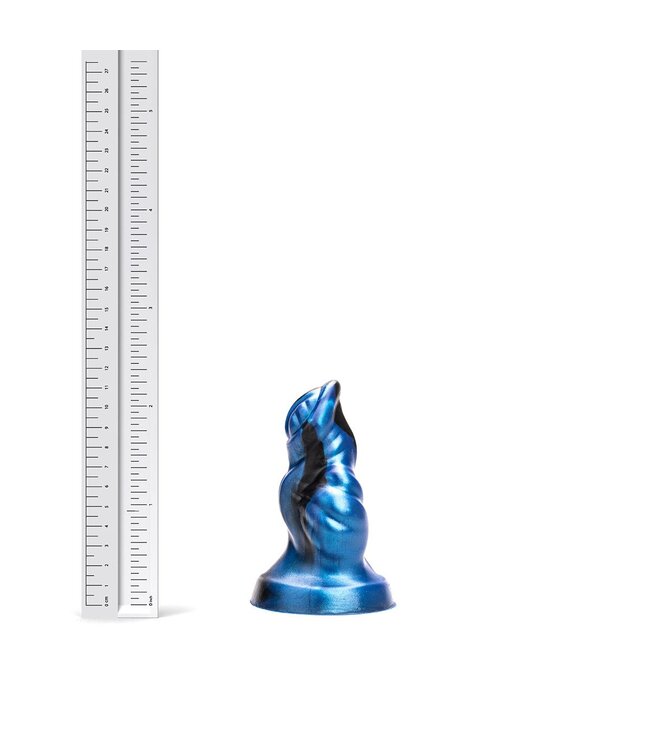 Kiotos Revolt Blue Wave Blauw Siliconen Dildo 17,5 cm Voor HUNG En Vac-U-Lock Systemen