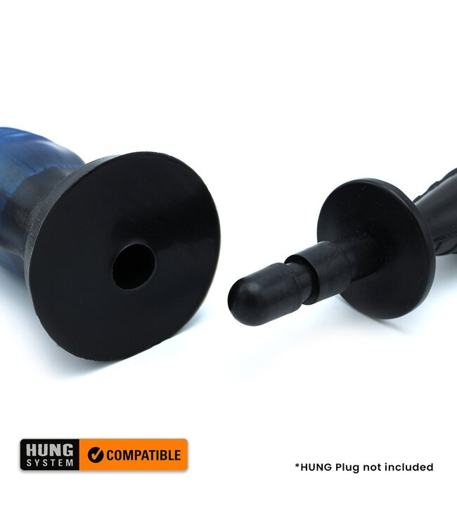 Kiotos Revolt Blue Wave Kiotos Blue Wave Premium Siliconen Toy 14,5 cm Compatibel Met HUNG-Systemen