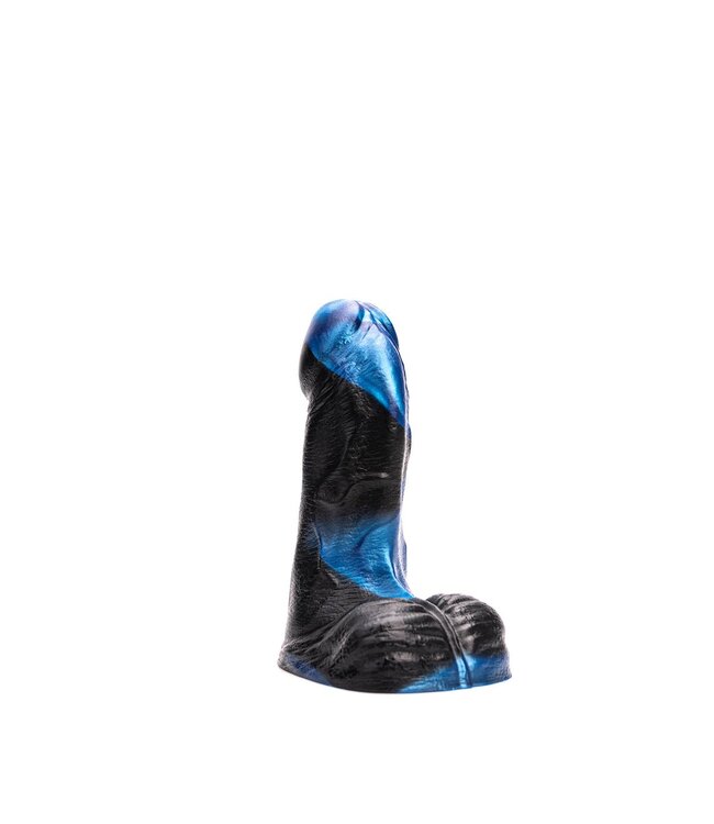 Kiotos Revolt Blue Wave Siliconen Dildo Blauw 17 cm Compatibel Met HUNG En Vac-U-Lock Systemen
