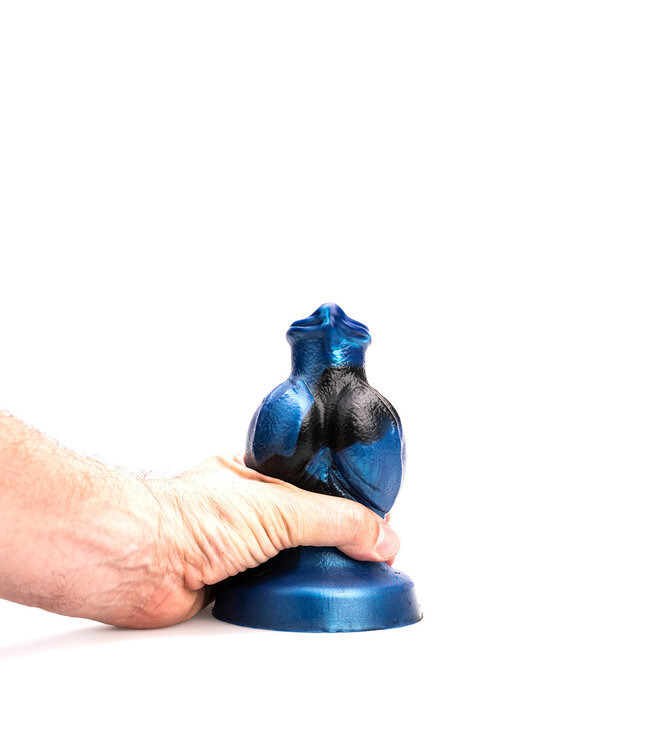 Kiotos Revolt Blue Wave Kiotos Blue Wave Siliconen Dildo Large 15,5 cm Compatibel Met HUNG-System