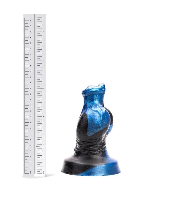 Kiotos Revolt Blue Wave Kiotos Blue Wave Siliconen Dildo Large 15,5 cm Compatibel Met HUNG-System