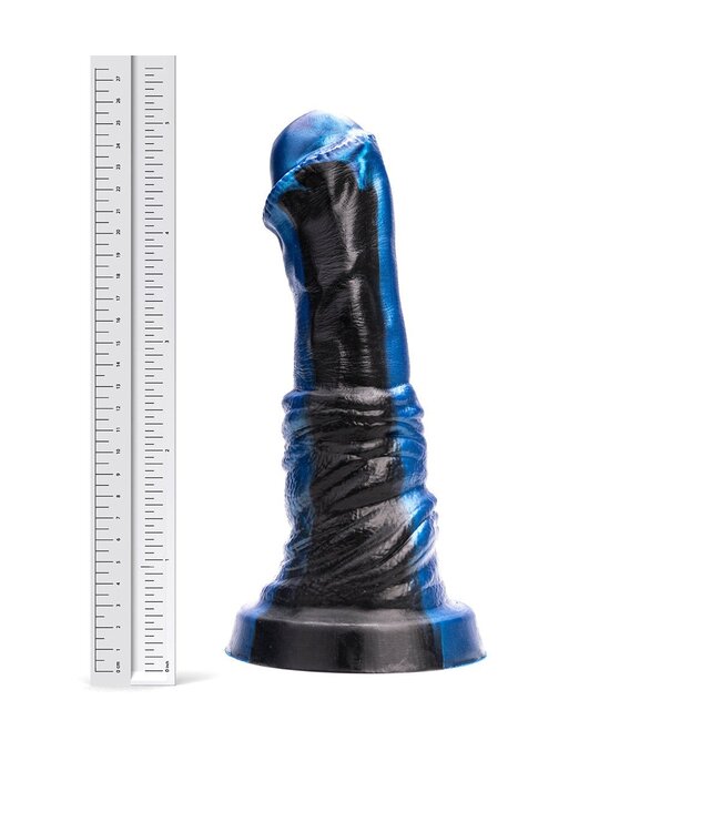 Kiotos Revolt Blue Wave Kiotos WaveFlex 02 Large Siliconen Dildo 25,5 cm Compatibel Met HUNG-systeem