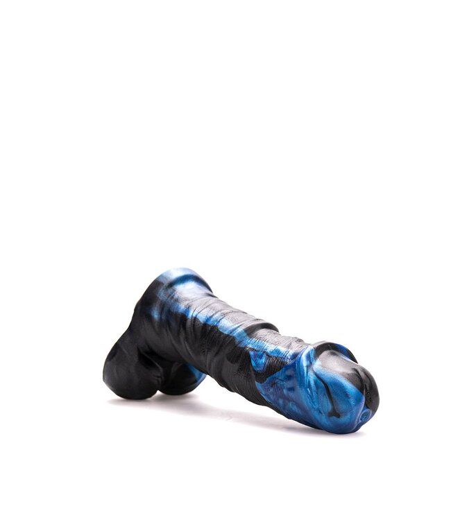 Kiotos Revolt Blue Wave Blauwe Premium Siliconen Dildo 20,5 cm Large Vac-U-Lock Compatibel