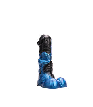 Kiotos Revolt Blue Wave Kiotos Siliconen Dildo Medium 18 cm Blauw Compatibel Vac-U-Lock & HUNG