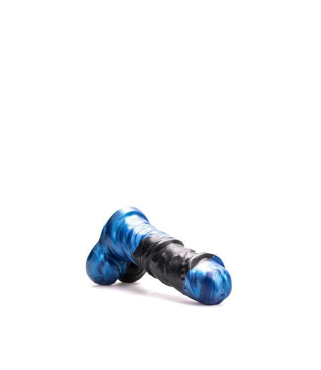 Kiotos Revolt Blue Wave Siliconen Dildo Blauw 16,5 cm Ergonomisch Vac-U-Lock/Hung Compatibel
