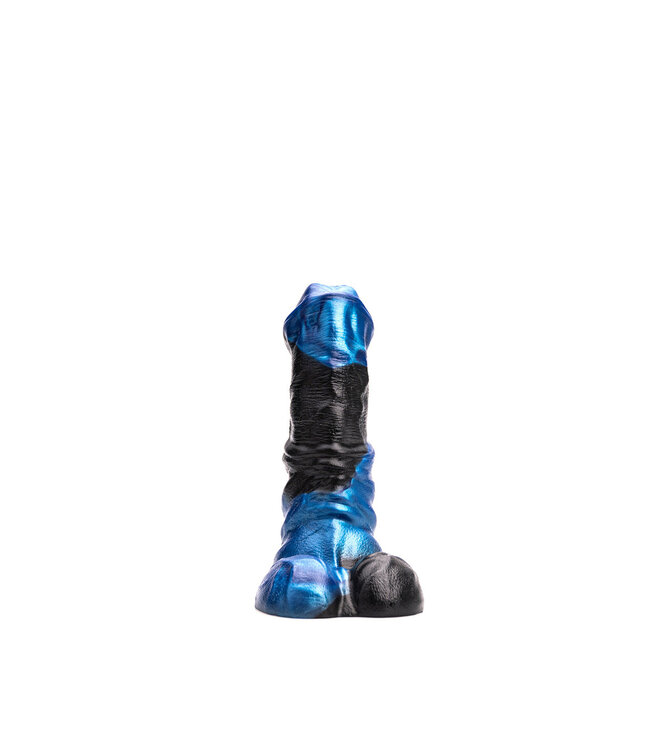 Kiotos Revolt Blue Wave Siliconen Dildo Blauw 16,5 cm Ergonomisch Vac-U-Lock/Hung Compatibel