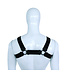 Elegantes Brustgeschirr Schwarz S/M – Verstellbar, bequem & stilvoll
