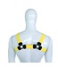 Yellow Elastic Chest Harness L/XL – Trendy Comfort for Any Occasion