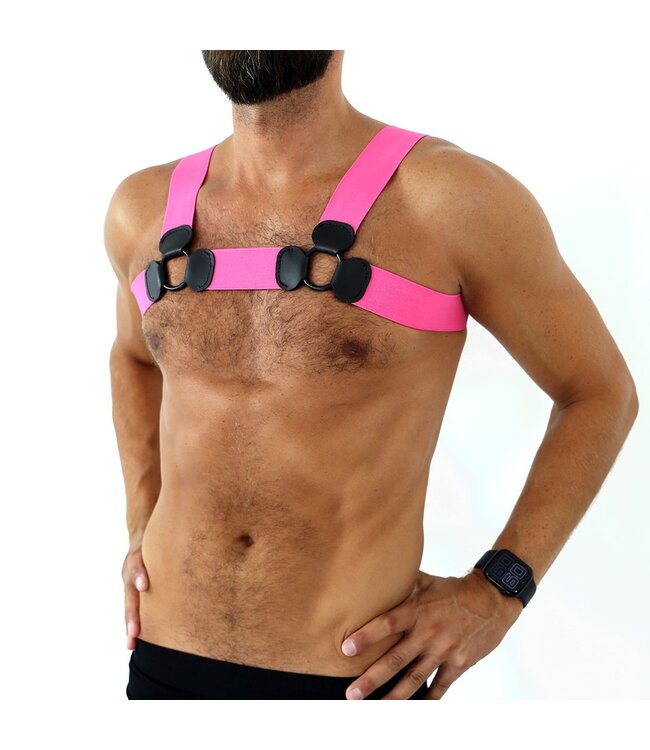 Stylish Adjustable Pink Chest Harness L/XL – Comfort & Perfect Fit