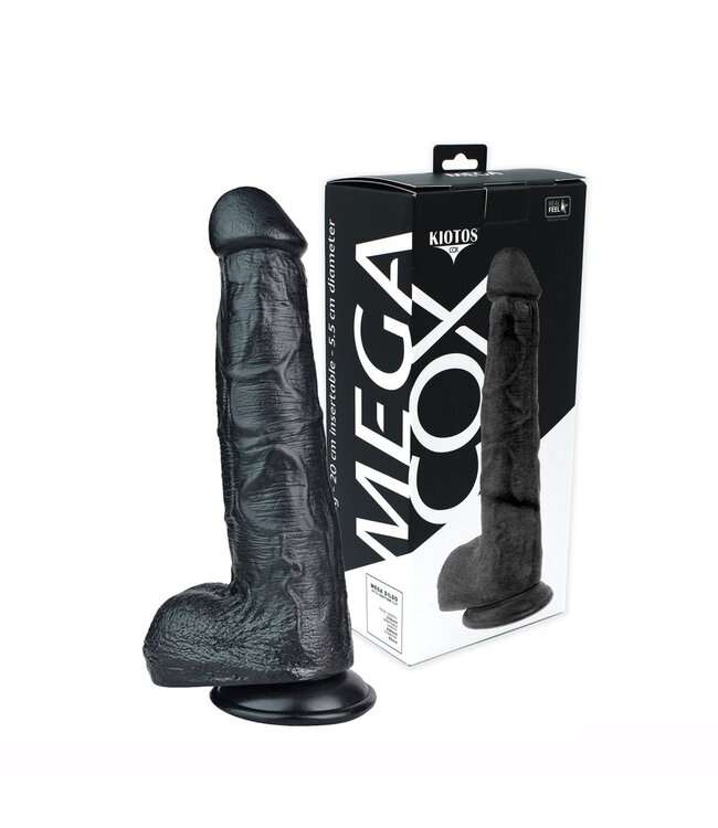 Kiotos COX Kiotos Cox XXL Zwart Dildo 27 cm – Realistisch Design & Duurzaam PVC