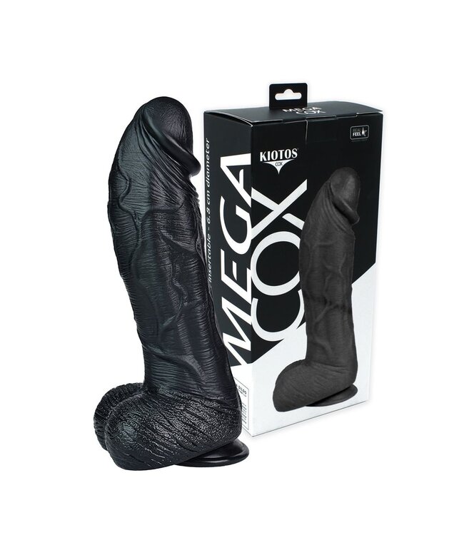 Kiotos COX Kiotos Cox MEGA Black 06 Dildo - Realistic 28 cm Pleasure Tool