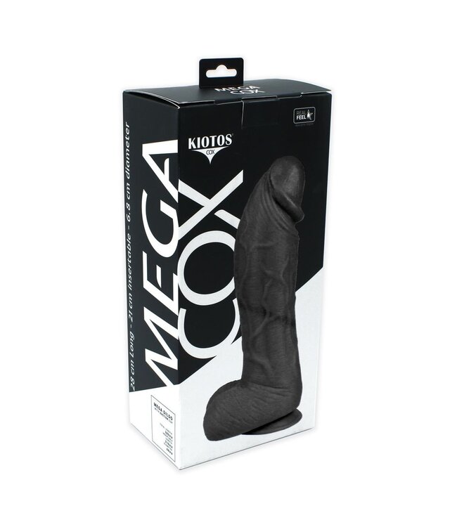 Kiotos COX Kiotos Cox MEGA Black 06 Dildo 28 cm – Realistisches Vergnügen in Schwarz