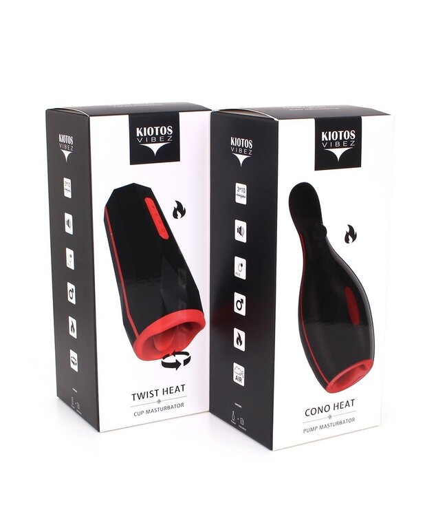 O-Products SALE Kiotos Vibez Cono Heat Pump Masturbator – Intensives Wärme- und Vibrationserlebnis