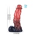 Giant Space Intruders Radiant Red Dildo 23,5 cm – Kosmisch Genot & Luxe Siliconen