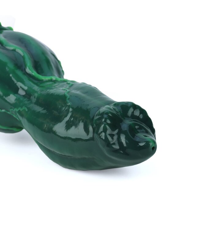 Giant Space Intruders Emerald Excitement Squirting Dildo 30,3 cm – Premium Platinasilicone