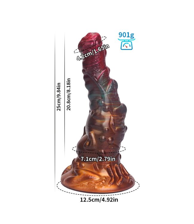 Giant Space Intruders Interstellar Ecstasy Dildo 25 cm – Kosmisch Genot Ontketend