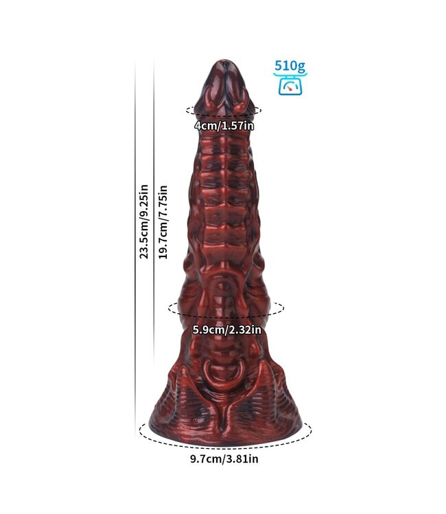 Giant Space Intruders Orion's Lust Dildo 23,5 cm – Hemels ontwerp & premium Siliconen