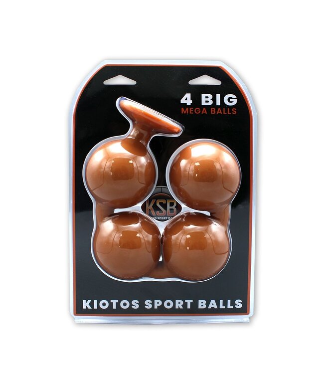 Kiotos Sport Balls Kiotos XXL Silicone Anal Beads 4 Large Balls 46 cm Diepe Stimulatie