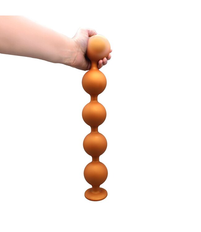 Kiotos Sport Balls Kiotos XXL Siliconen Anale Kralen Set – 5 Grote Mega Balls 50 cm