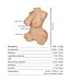 Tantaly BBW Masturbator Zandloperfiguur 12,4 kg Met Tantabosom DD-Borsten