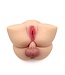 Kiotos Dual Sensation Masturbator Met Anus & Vagina Uit Lichaamsveilig TPE