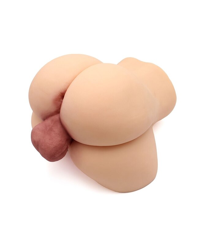 Kiotos Dual Sensation Masturbator Met Anus & Vagina Uit Lichaamsveilig TPE