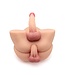 Kiotos Kiotos Dubbele Stimulator Masturbator Met Realistische Penis en Dildo