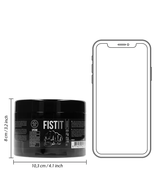 Fist It by Shots Fist It Sperm Lubricant Romige Waterbasis 500 ml – Zacht En Veilig Glijmiddel