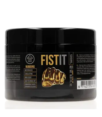 Fist It by Shots Zelle Fist It Black Label Betäubendes Gleitmittel 500 ml – Wasserbasis