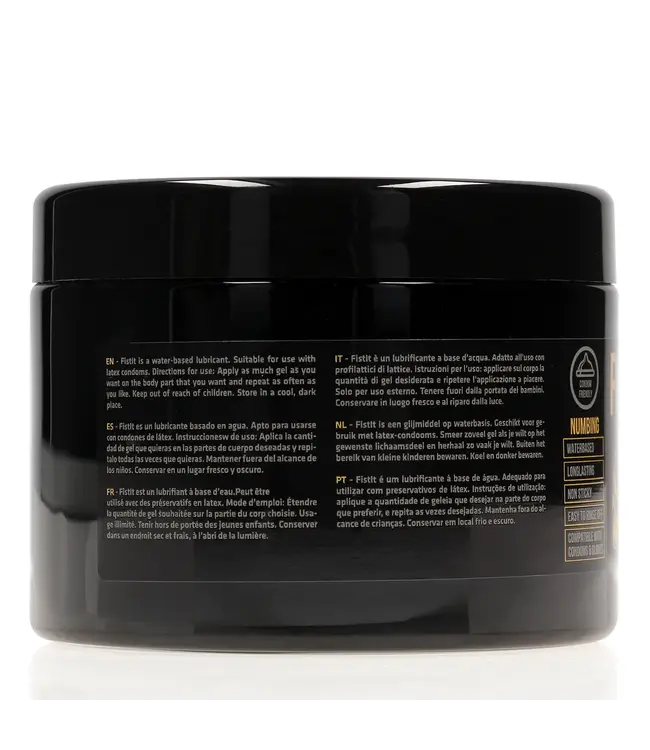 Fist It by Shots Fist It Black Label Numbing Lubricant 500ml - Water-Based Pleasure
