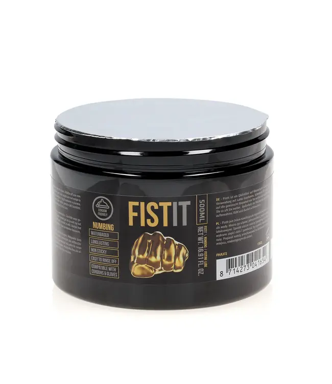 Fist It by Shots Fist It Black Label Numbing Lubricant 500ml - Water-Based Pleasure