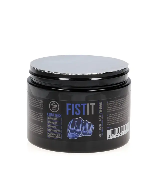Fist It by Shots Fist It Black Label Waterbasis Extra Dik Glijmiddel 500 Ml Zwart